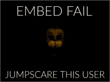 Embed Fail Embed GIF - Embed Fail Embed Golden Freddy GIFs