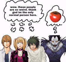 Death Note Wow These People Are So Weird GIF