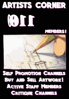 artists corner draw self promotion channel buy and sell artwork