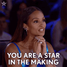 You Are A Star In The Making Alesha Dixon GIF - You Are A Star In The Making Alesha Dixon Britains Got Talent GIFs