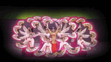 부채춤 부채 전통 춤 한복 GIF