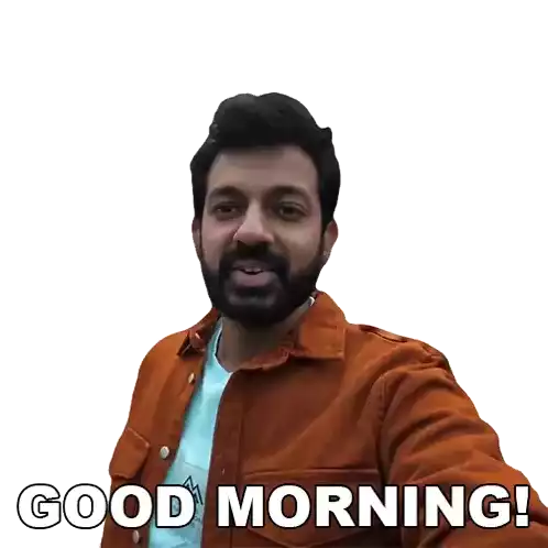 Good Morning Faisal Khan Sticker - Good Morning Faisal Khan Morning Stickers