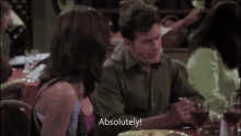 Two And A Half Men Absolutely GIF - Two And A Half Men Absolutely Charlie Harper GIFs