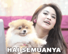 Hai Semuanya Mahalini GIF - Hai Semuanya Mahalini Hits Records GIFs
