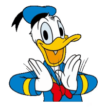 donald duck clapping hands fun