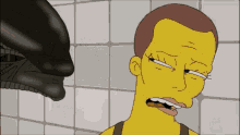 Alien Kiss GIF - Alien Kiss The Simpsons GIFs