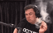 Elon Musk Smoking GIF