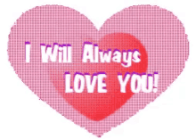 I Will Always Love You Heart GIF