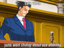 Ace Attorney Sara GIF