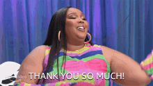 Thank You So Much Lizzo GIF - Thank You So Much Lizzo Lizzos Watch Out For The Big Grrrls GIFs