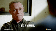 Its A Miracle Hank Voight GIF - Its A Miracle Hank Voight Jason Beghe GIFs