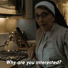 Why Are You Interested Sister Andrea GIF - Why Are You Interested Sister Andrea Evil The Demon Of Money GIFs