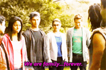 Power Rangers We Are Family Forever GIF - Power Rangers We Are Family Forever Family GIFs