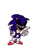 a cartoon of a sonic the hedgehog with a big smile on his face giving a thumbs up .