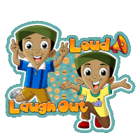 Laugh Out Loud Dholu Sticker - Laugh Out Loud Dholu Bholu Stickers