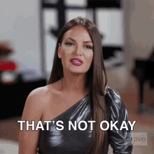 Thats Not Okay Real Housewives Of Salt Lake City GIF - Thats Not Okay Real Housewives Of Salt Lake City Thats A Problem GIFs