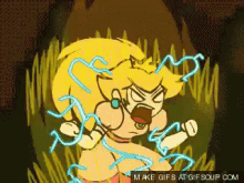 a cartoon of princess peach with the words make gifs at gif soup.com on the bottom