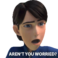 Arent You Worried Jim Lake Jr Sticker - Arent You Worried Jim Lake Jr Trollhunters Tales Of Arcadia Stickers