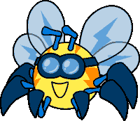 Silly Bug Silly Bug With Goggles Sticker