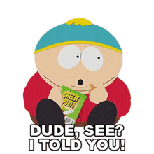 dude see i told you eric cartman south park s15e13 a history channel thanksgiving