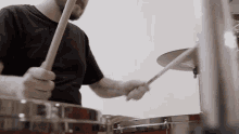 Playing The Drums Connor Kington GIF - Playing The Drums Connor Kington Bearings GIFs