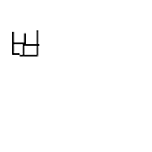 a black and white drawing of a person 's name in a foreign language