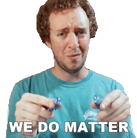 We Do Matter Peter Deligdisch Sticker