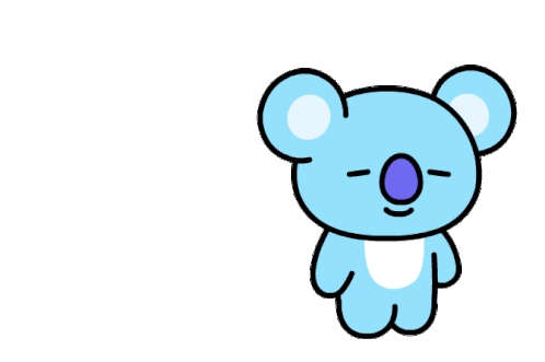 Blue Koala Sticker - Blue Koala Stickers