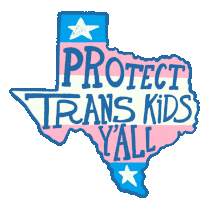 Protect Trans Kids Yall Texas Sticker - Protect Trans Kids Yall Texas Tx Stickers