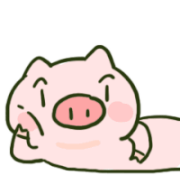 Wechat Pig Raised Eyebrow Sticker - Wechat Pig Raised Eyebrow Watching You Stickers