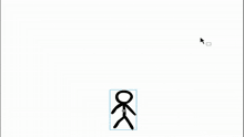 a drawing of a stick figure with the letters g and c on it