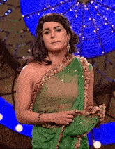 Gaurav Gera As Woman Gaurav Gera In Saree GIF