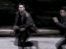 Running Jensen Ackles GIF