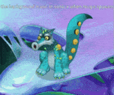 a cartoon drawing of a blue monster with the words the background music in sonic x when rouge appears