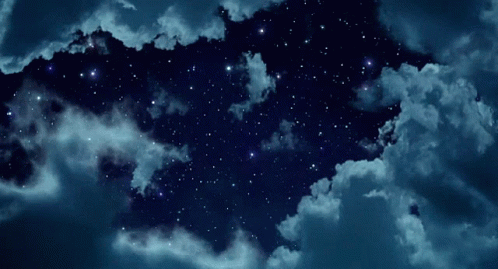 Sky clouds and gif gif anime 1451780 on animeshercom