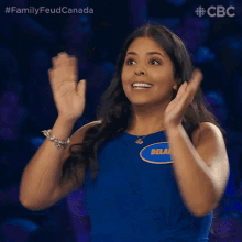 Clapping Delara GIF - Clapping Delara Family Feud Canada GIFs