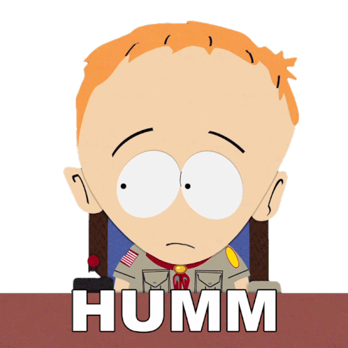 Humm Timmy Burch Sticker - Humm Timmy Burch South Park Stickers