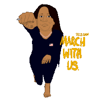March With Us Womens March Sticker - March With Us Womens March March Stickers