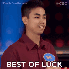 Best Of Luck Revie GIF - Best Of Luck Revie Family Feud Canada GIFs