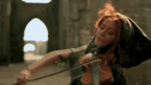 Lindsey Stirling Spin GIF - Lindsey Stirling Spin Red Hair GIFs