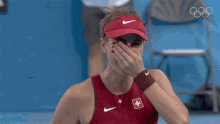 Crying Belinda Bencic GIF - Crying Belinda Bencic Nbc Olympics GIFs