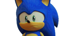 Shocked Sonic The Hedgehog Sticker - Shocked Sonic The Hedgehog Sonic Prime Stickers