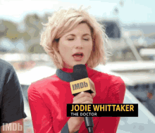 jodie whittaker interview stutter falter stammer