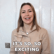 Its So So Exciting Tracy Kiss GIF - Its So So Exciting Tracy Kiss Its Extremely Exciting GIFs