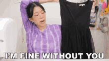 Im Fine Without You Withwendy GIF - Im Fine Without You Withwendy I Can Live My Life Well GIFs