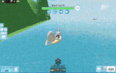 a screenshot of a video game with sharkhealth written on the bottom