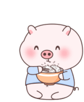 Rice Pig Sticker