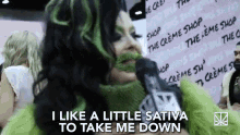I Like A Little Sativa To Take Me Down Marijuana GIF - I Like A Little Sativa To Take Me Down Marijuana 420 GIFs
