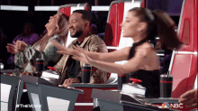 Stand Up The Voice GIF - Stand Up The Voice Surprised GIFs