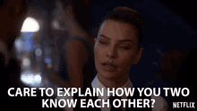 Care To Explain How You Two Know Each Other Chloe Decker GIF - Care To Explain How You Two Know Each Other Chloe Decker Lauren German GIFs